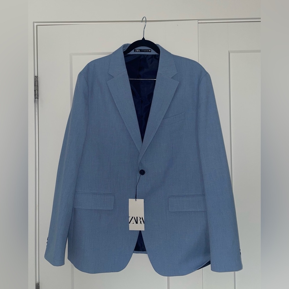 Zara Men's Light Blue Sport Coat